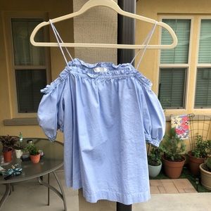 HM Conscious City Off Shoulder Short Sleeve Blouse